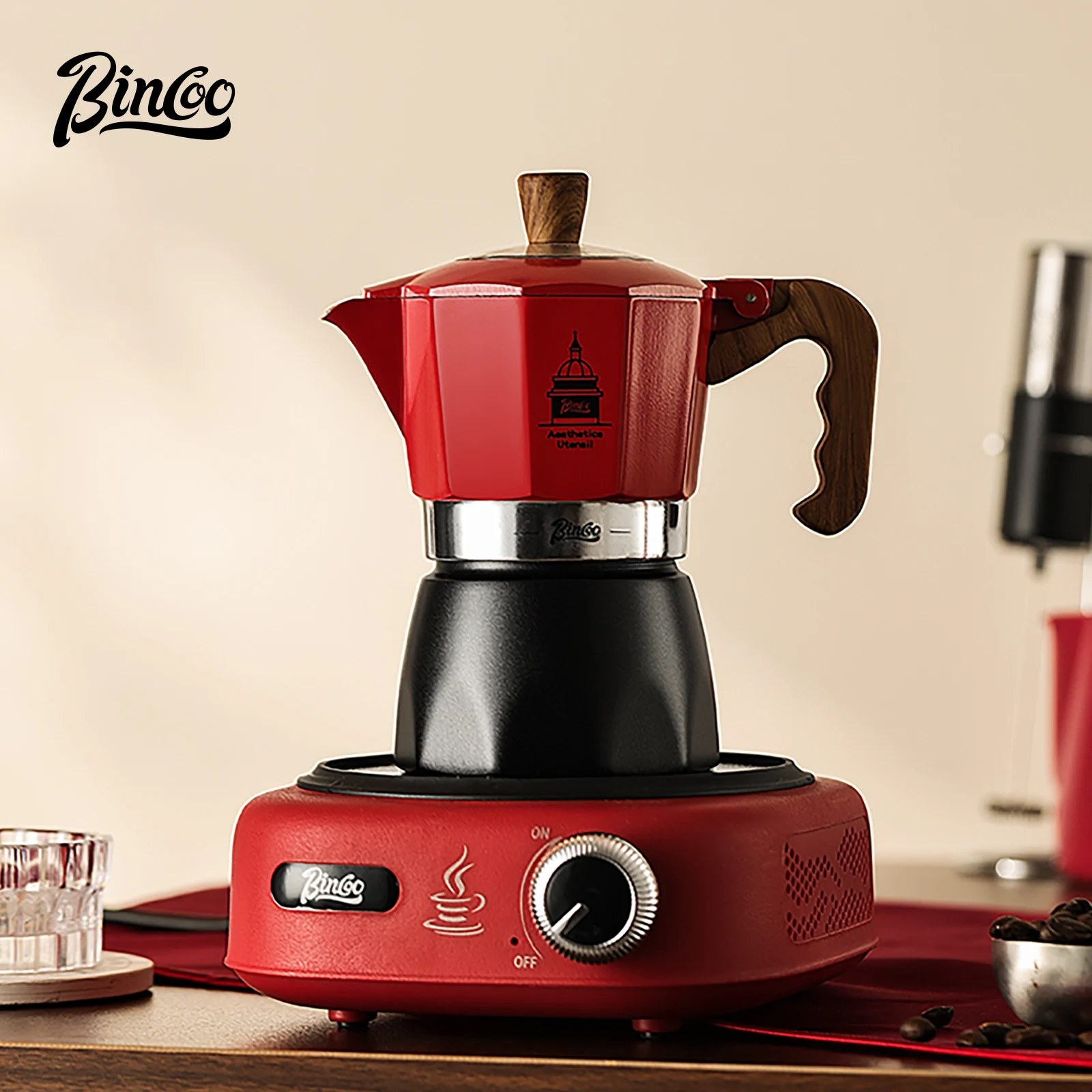 Bincoo Dubbele Klep Koffie Mok - Moka Pot Stove recensie en prijs