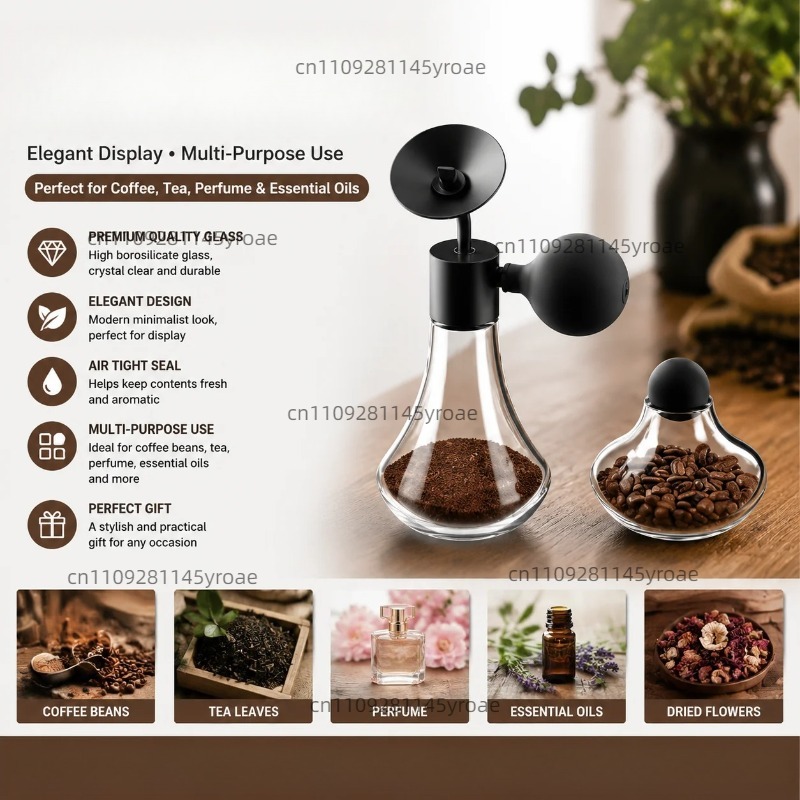 Glazen aroma-monsterflesje voo - Coffee Tea & Jane recensie en prijs