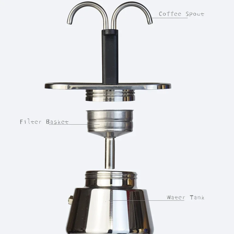 200Ml Mini Moka Pot Dubbele Bu - Moka Pot Stove recensie en prijs