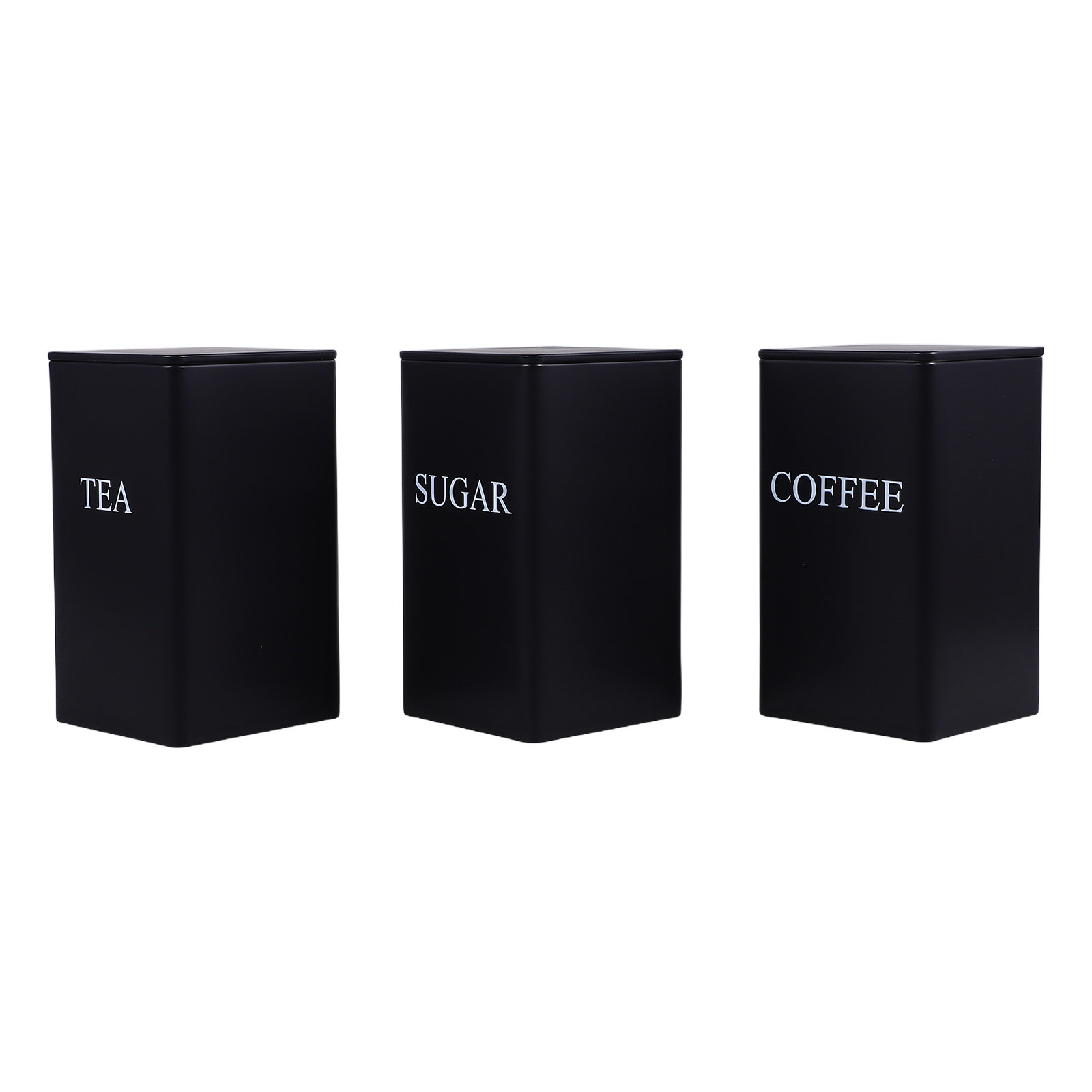 3-delige set metalen opbergbus - Coffee Tea Sugar recensie en prijs