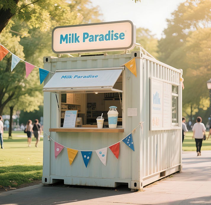 Prefab container koffieshop, m - Coffee Tea With Milk recensie en prijs