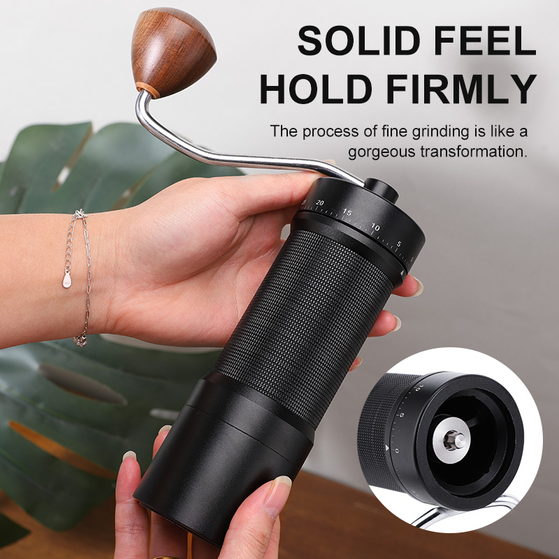Magnetische handmatige koffiem - Burr Hand Grinder recensie en prijs