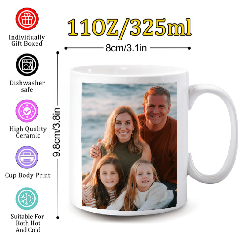 Aangepaste mok met aanpasbare  - Coffee Tea Images recensie en prijs