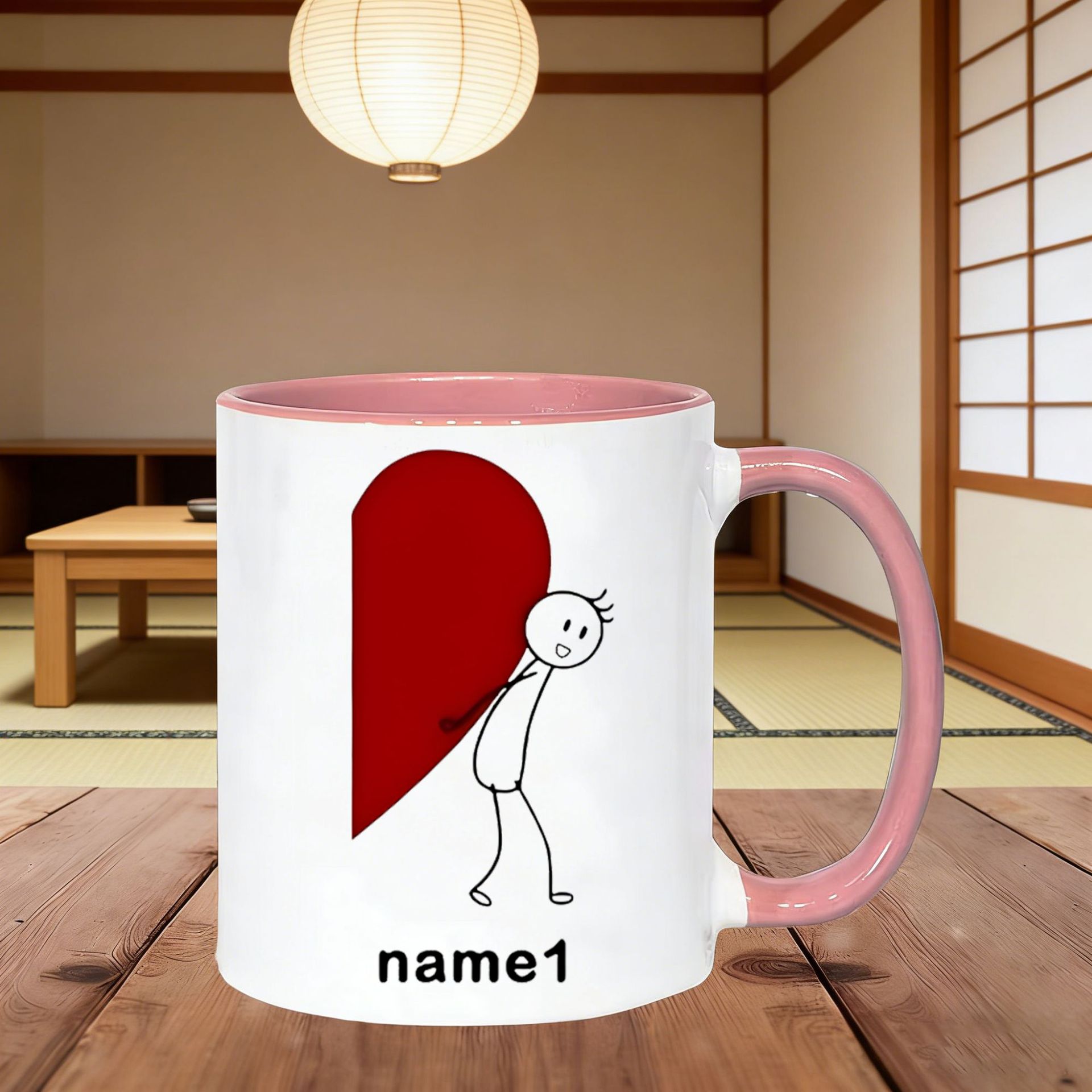 Aanpasbaar naamje Hartvormig o - Coffee Tea Name recensie en prijs