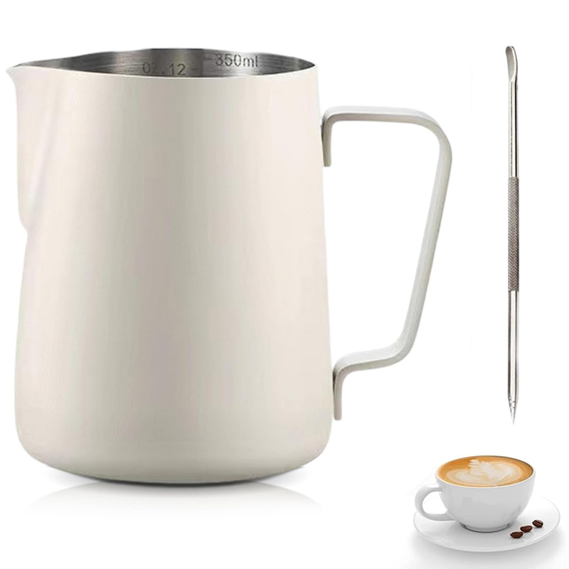 Melkkan van roestvrij staal me - Barista Milk Jug recensie en prijs
