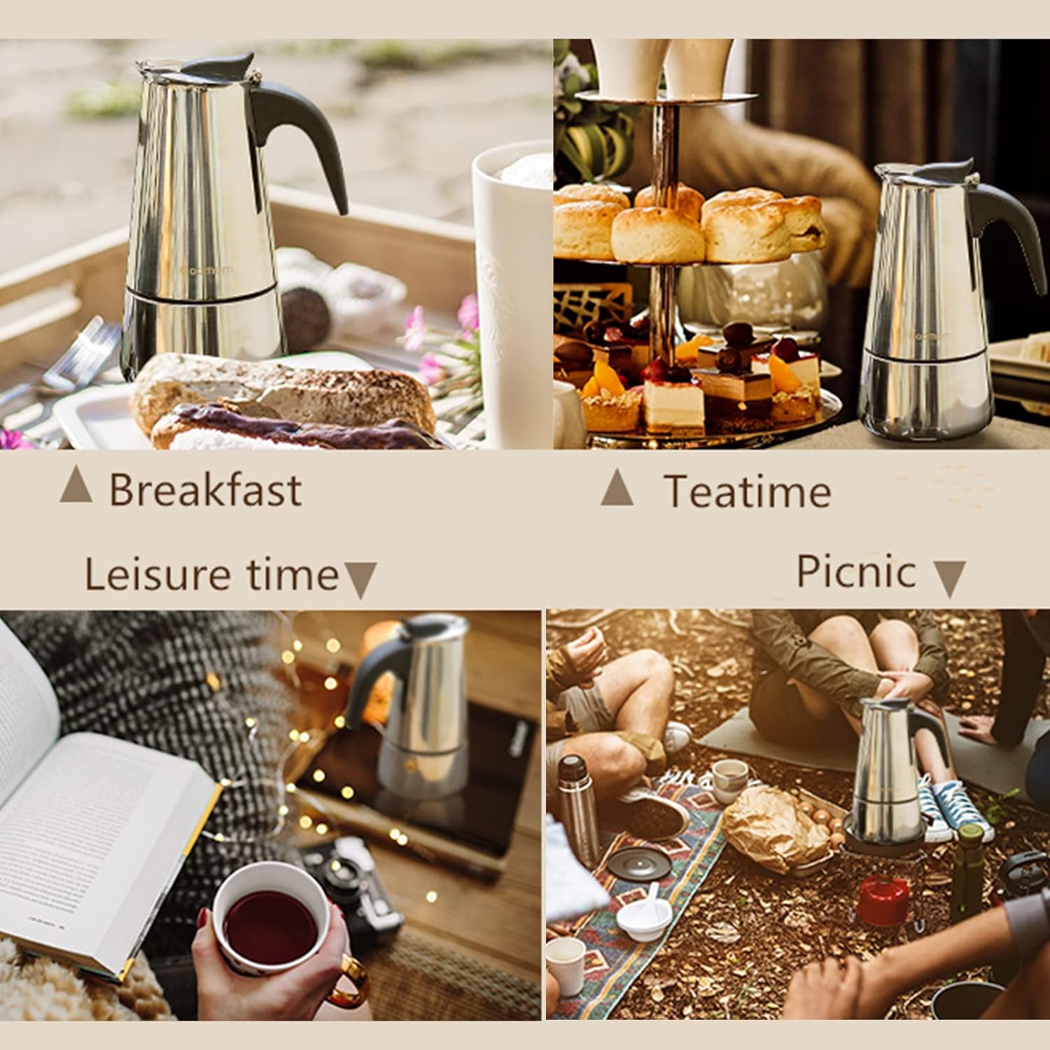 4/6/9 Cups Moka Pot Caffe Mach - Moka Pot Stove recensie en prijs