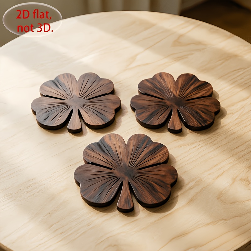 4-delige 2D platte houten onde - Coffee Tea And Sugar Set recensie en prijs