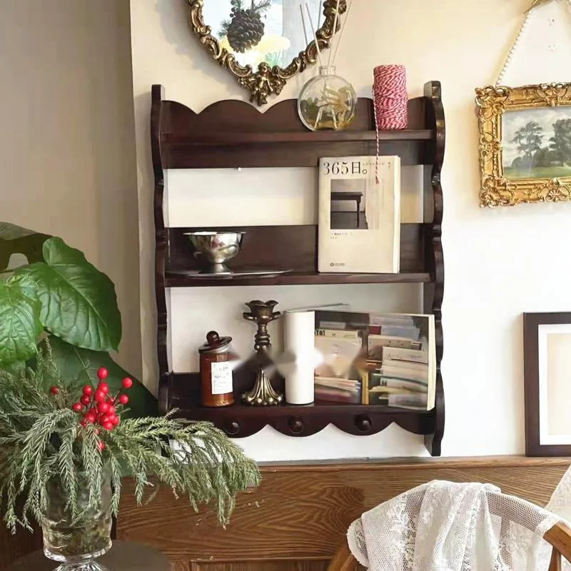 Retro massief houten wandplank - Coffee Tea Images recensie en prijs
