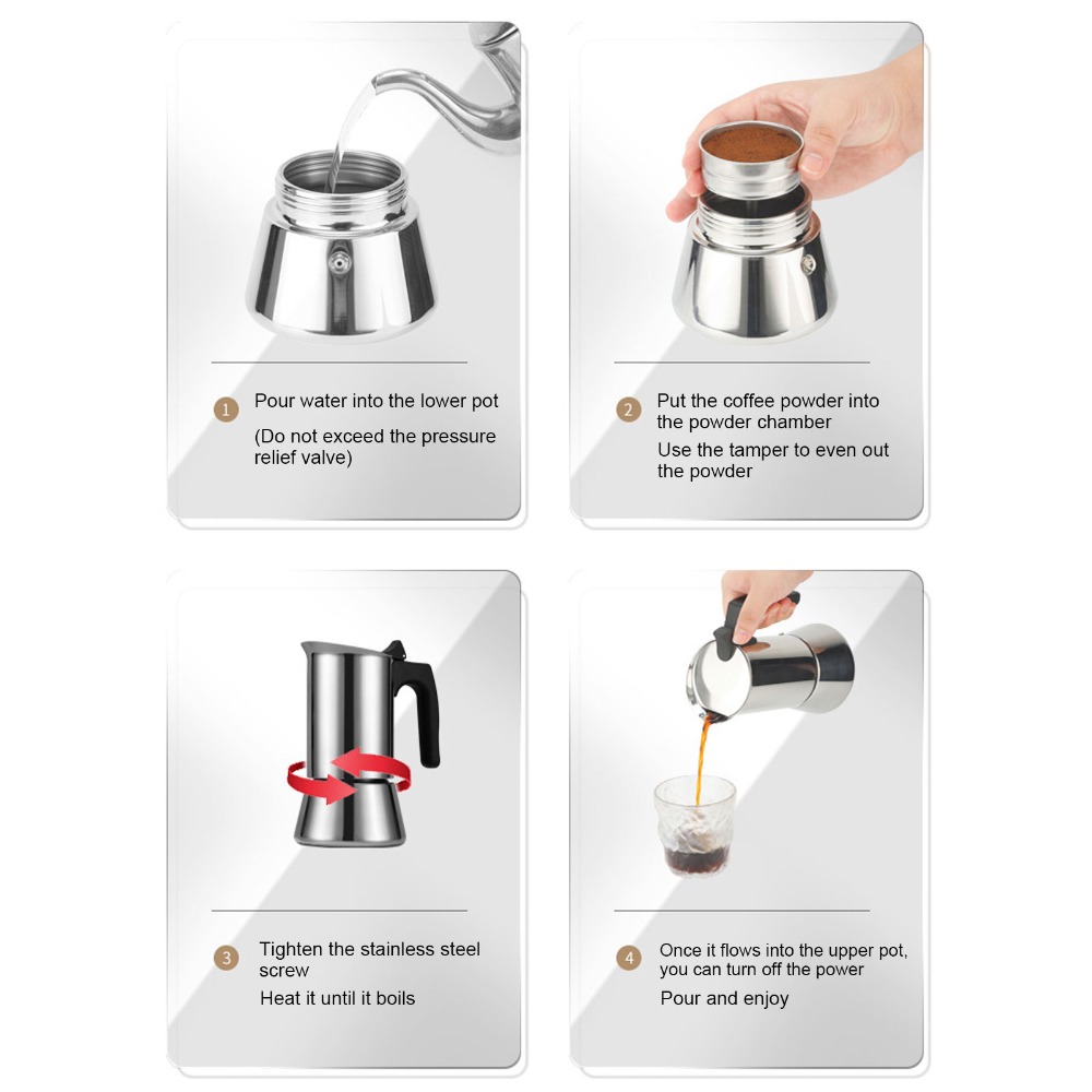 Roestvrijstalen Moka Pot Grote - Moka Pot Stove recensie en prijs