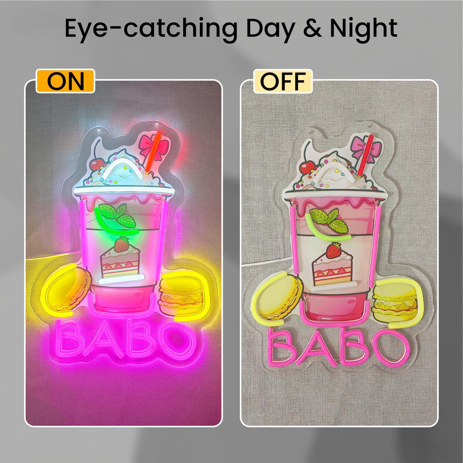 Boba Neonreclameverlichting, B - Coffee Tea & Jane recensie en prijs